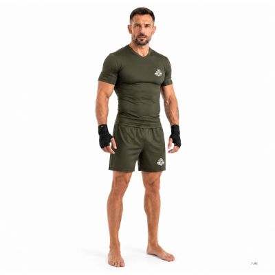 3. Men’s ARMY GREEN COMBATWEAR Compression Shirt | DBX Bushido