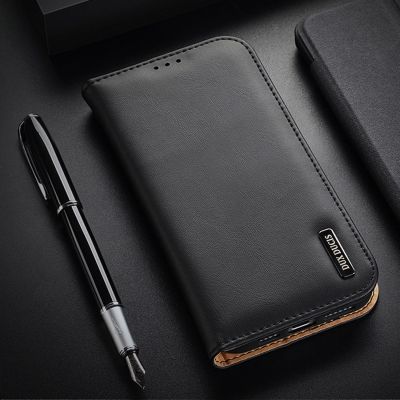 16. Dux Ducis Hivo Leather Flip Cover Genuine Leather Wallet for Cards and Documents iPhone 14 Plus Black