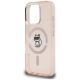 6. Karl Lagerfeld IML Choupette Sketch Logo MagSafe Case for iPhone 16 Pro - Pink
