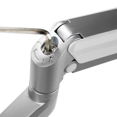 4. LogiLink BP0090 Table Mount 17''-32'' 21KG 3 Monitors Silver