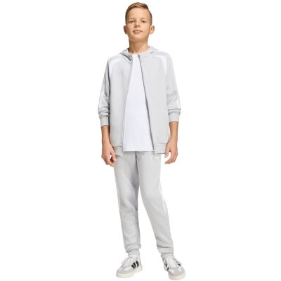 7. adidas Tiro 26 League Sweat Full Zip Hoodie for Kids Gray KF3323