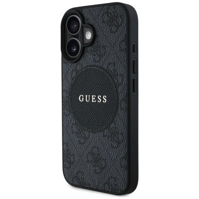 2. Guess 4G Circle Classic Logo MagSafe case for iPhone 16 - black