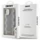 8. DKNY Leather Checkered Mono Pattern MagSafe iPhone 15 Plus Case - Beige