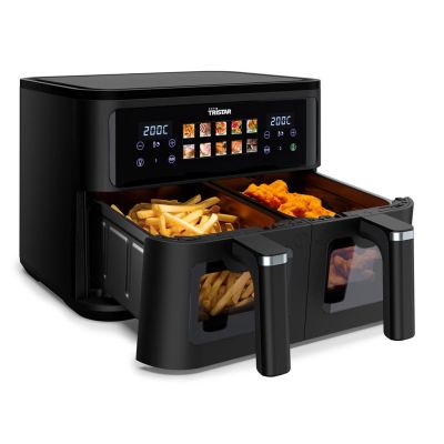 2. Tristar FR-9075 Double Fryer 9L Autonomous 2500W Hot Air Fryer Black