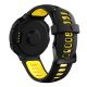3. Silicone strap for Garmin G02 - black and yellow
