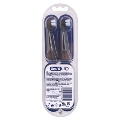 2. ORAL-B Braun iO Gentle Care black toothbrush heads