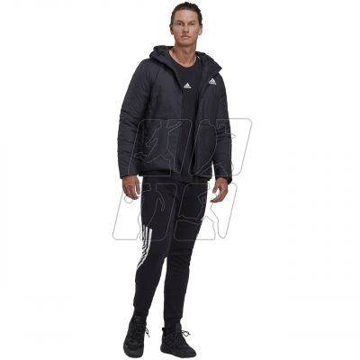 4. Adidas BSC 3-Stripes Hooded Insulated M HG6276 jacket