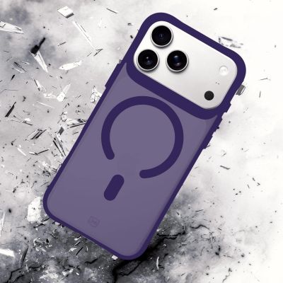 58. 3mk Smoke MagCase for iPhone 17 Pro Max - Purple-Translucent