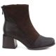 2. Women's insulated ankle boots with a block heel, chocolate M.Daszyński SA269-5