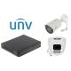 Surveillance kit KIT-NVR501-04B+IPC2128LE-ADF28KM-H+IPC3624LE-ADF28 2 cameras + Uniview recorder