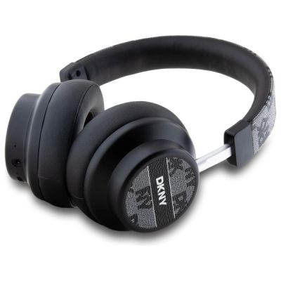2. DKNY Bluetooth On-Ear Headphones DKBHM2PCSHLK Black/Black Checkered Pattern