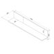 3. MERCI shelf 110x20x25 black/artisan oak