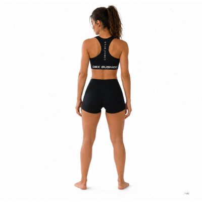 5. Women's Black COMBATWEAR Crop Top | DBX Bushido