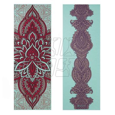 7. Yoga mat Gaiam Ara Rouge reversible 6 mm 63368