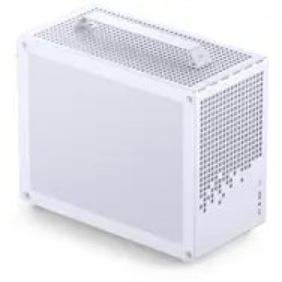 11. Jonsplus Z20 GEJP-023 Mesh PC Case, Mini Tower, Micro-ATX, with Carrying Handle - White