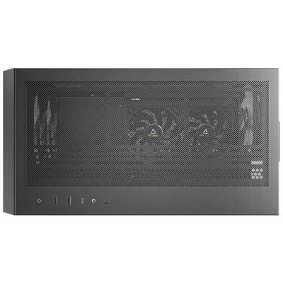 7. Antec FLUX REAR Midi Tower, Black