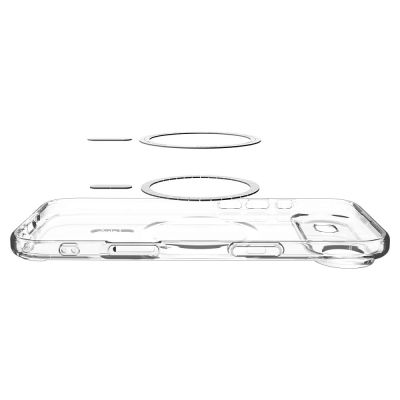 7. Spigen Ultra Hybrid MagSafe Case for iPhone 17 Air - Clear Gray