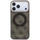 3. Guess Ring Stand 360 4G Classic Logo MagSafe Case for iPhone 18 Pro / 17 Pro - Brown