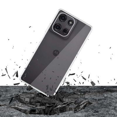 2. 3mk Clear Case for Motorola Moto G75 - transparent
