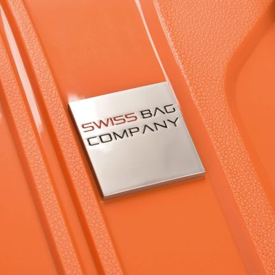 16. SwissBags Tourist Large Suitcase 77cm Orange