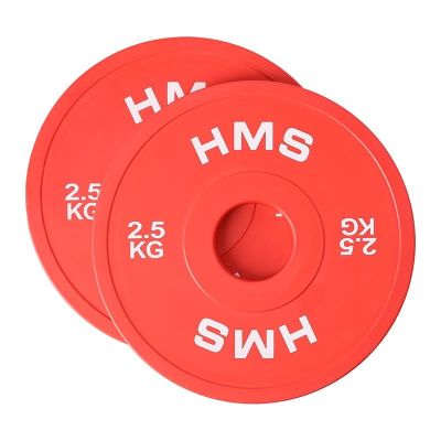 10. Bumper Olympic Plate Set 2x (0.5kg, 1kg, 1.5kg, 2kg, 2.5kg) HMS CBRS Set