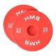 10. Bumper Olympic Plate Set 2x (0.5kg, 1kg, 1.5kg, 2kg, 2.5kg) HMS CBRS Set