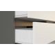 12. M6 MALWA CHEST OF DRAWERS 120CM ANT/WHITE SET