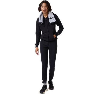 7. Champion Women's Full Zip Hoodie Sweatshirt Black 118406 KK001