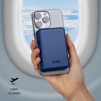 3. Powerbank SBS TEBB5000MAG1CB 5000 mAh compatible with MagSafe - blue