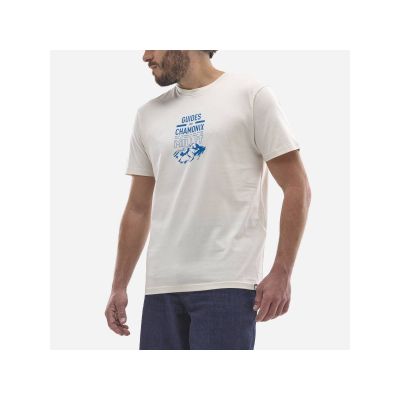 2. MILLET Men's T-Shirt Cdg Chamonix Logo Ts Ss M Beige
