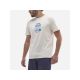 2. MILLET Men's T-Shirt Cdg Chamonix Logo Ts Ss M Beige