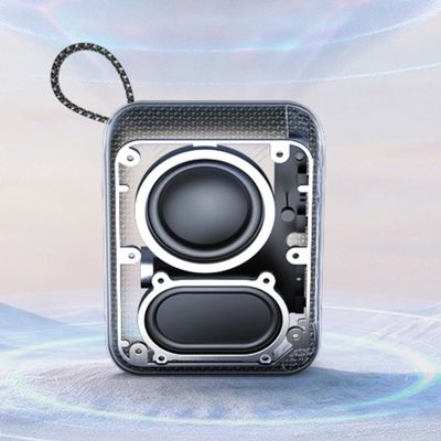 8. QCY SP2 IP67 Bluetooth Speaker with RGB Backlight and Stereo Mode - Black