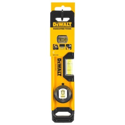 4. DeWALT DWHT0-43003 Spirit Level 0.25m Black, Yellow