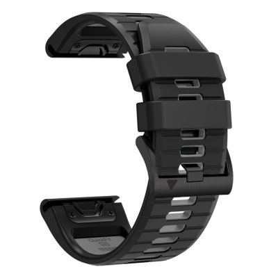 3. Tech-Protect Iconband Pro Strap for Garmin Fenix 5X / 5X Plus / 6X / 6X Pro / 7X / 8 / 8 Pro / 9 / 9 Pro (47 mm) – black-grey