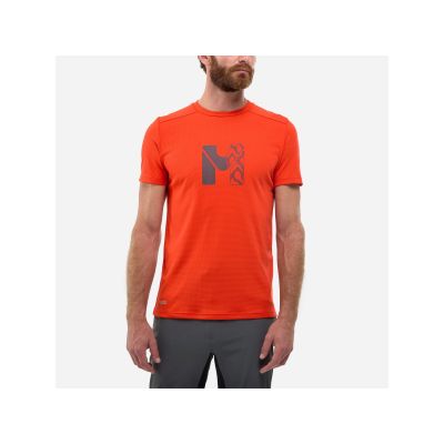 3. MILLET Kamet Map Ts Ss M men's t-shirt red