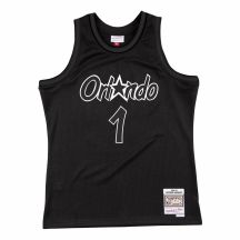 Mitchell & Ness White Logo Swingman NBA Orlando Magic Penny Hardaway T-Shirt - SMJYLF19014-OMABLCK94AHA