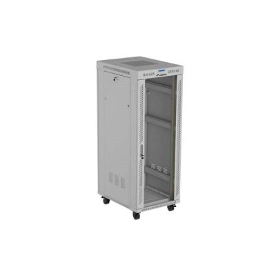 15. LANBERG FLOOR RACK CABINET 19" 32U 600X800 GRAY GLASS DOOR LCD (FLAT PACK) V2