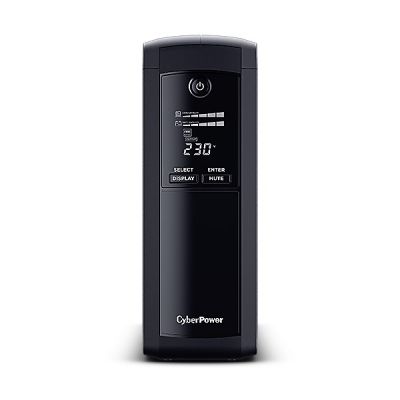 8. CyberPower VP1200EILCD UPS Line-Interactive Technology 1.2 kVA 720 W 8 x AC Outlets