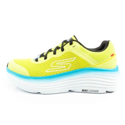 2. Skechers Max Cushioning Men's Lightweight Lime Running Shoes