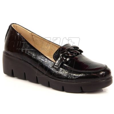 2. Filippo W PAW364 patent leather shoes, black