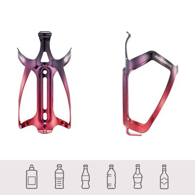 2. Rockbros RKL02 Aluminum Bottle Cage - Black and Red