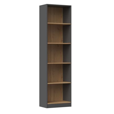 R50 bookcase 50x30xH181 anthracite/artisan