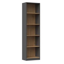 R50 bookcase 50x30xH181 anthracite/artisan