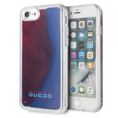 Guess California Glow in the dark case for iPhone 7 / 8 / SE 2020 - red