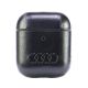 Audi Leather Big Logo Case for AirPods 1 / 2 - Black