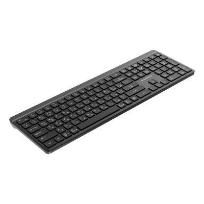 10. GEMBIRD WIRELESS KEYBOARD + MOUSE SET SLIM PRO BUSINESS, DUAL MODE: 2.4 GHZ + BT, RU LAYOUT, BLACK