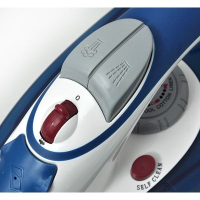 5. ELDOM STEAM IRON DA36 PRESS 2200W CERAMIC SOFT FEET, ANTI-DRIP, SELF-CLEANING FEET, STEAM OUTPUT 20G/MIN. STEAM BUSTER,