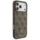 4. Guess 4G Small Classic Logo MagSafe Case for iPhone 17 Pro Max - Brown