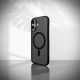 10. Puro Daylight Magsafe Compatible Silicone Case for iPhone 17 - Translucent Black
