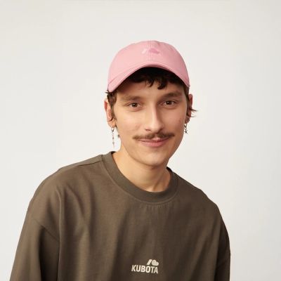 6. Kubota pink baseball cap K25SS-501-001-28-1